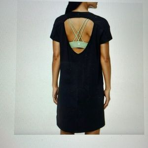Lululemon Black Day Tripper dress open back - 4